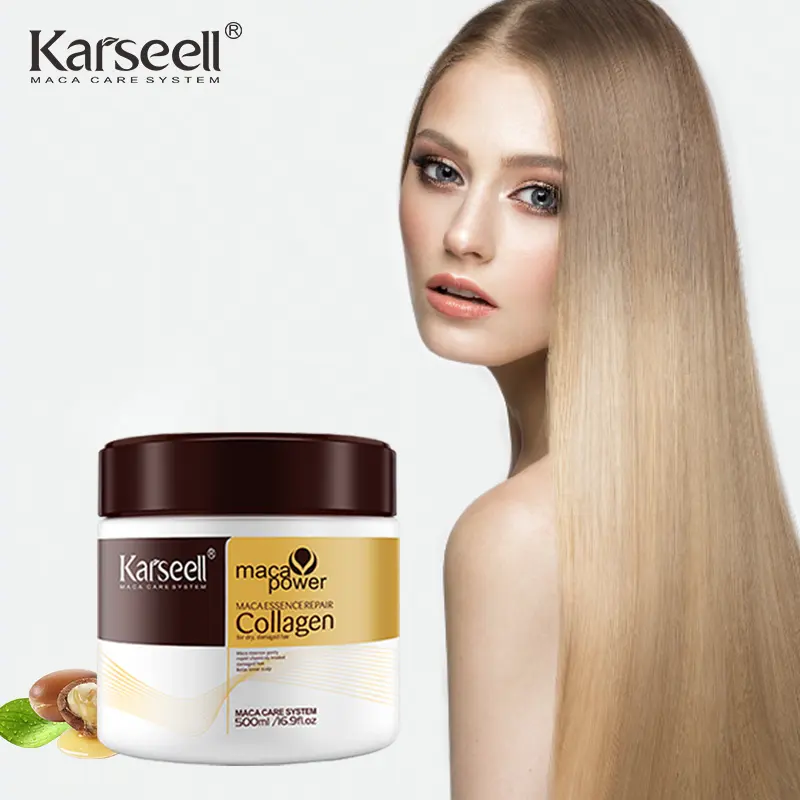 Bán buôn Collagen Mặt nạ tóc thẳng kem Brazil Keratin sô cô la điều trị tóc nhãn hiệu riêng