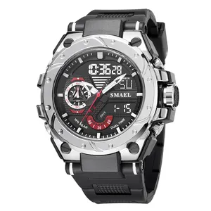 SMAEL 8060 Wrist G Style Watch Man Cheap Sports Watches Alloy Case Japan Luxury Dress Popular Fashion Black Waterproof OEM