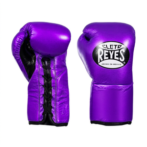 ถุงมือชกมวยหนังวัว Cleto Reys คุณภาพสูงระดับมืออาชีพ ระบายอากาศได้ดี ซับเหงื่อได้ดี ปิดแบบปรับได้ - Product Image 1