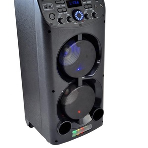 Haute puissance extérieure <span class=keywords><strong>soirée</strong></span> karaoké chariot portatif sans fil bluetooth haut-parleur - Product Image 4