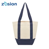 Sac fourre-tout en toile personnalisé en gros avec poignée colorée, sac d'épicerie promotionnel réutilisable pour femmes et hommes, logo imprimé