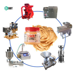 Hazelnut Mài bơ đậu phộng làm cho thiết bị tự động quy mô cao các loại hạt bơ dây chuyền sản xuất máy làm bơ óc chó - Product Image 4