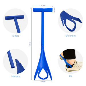 Gaixie Lot de 3 aides à chaussettes flexibles pour enfiler et retirer facilement les chaussettes, pour personnes âgées, handicapées, enceintes - Product Image 4