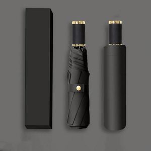 Paraguas Plegable de Lujo con Logotipo Personalizado, Ecológico, Resistente al Viento, Apertura y Cierre Automáticos, Portátil, para Viajes, Negocios, Regalo Promocional - Product Image 6