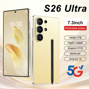 <span class=keywords><strong>Mejor</strong></span> <span class=keywords><strong>Precio</strong></span> de Fábrica, Teléfono Inteligente S26 Ultra LTE, Pantalla Completa, Diseño de Carcasa Moderno - Product Image 4