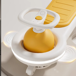 Voiture à bascule QIXIAOKE pour enfants de 2 à 4 ans, jouet à roulettes en plastique unisexe avec roues universelles - Product Image 4