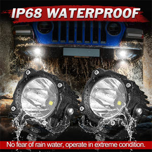 แสงสีขาว2.6นิ้ว2ชิ้น54W พื้นผิวลำแสงแคบติดตั้งบนพื้นผิวไฟ LED ทำงานขับรถทรงลูกบาศก์ - Product Image 3