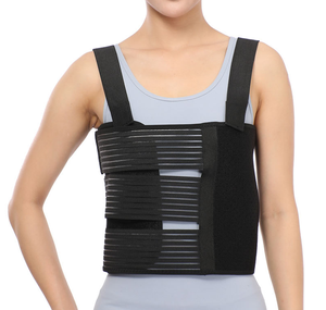 Faja Elástica de Soporte para el Pecho, Cinturón de Soporte para Lesiones del <span class=keywords><strong>Esternón</strong></span>, Banda de Fijación Ajustable, Protección contra Golpes y Fracturas, BDE HEAL - Product Image 1