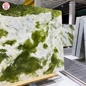 Losa de Cuarcita <span class=keywords><strong>Verde</strong></span> Esmeralda Natural Personalizada, Piedra de Lujo Pulida, Acabado Brillante, para Grandes Villas, Hoteles Comerciales y Proyectos de Ingeniería - Product Image 5