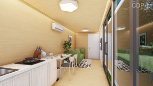 Maison Préfabriquée Capsule Hôtel Chambre à Coucher Pod Cabine avec Chambre - Product Image 3