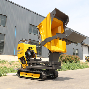 Livraison gratuite, livraison rapide, mini-dumper chenillé chinois 500 kg 800 kg, mini-dumper hydraulique pour jardin, mini-dumper pour travaux agricoles et de construction - Product Image 2