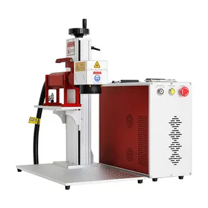 Mopa 3d engraver print 50w 80w 120w jpt raycus metal fiber laser marking engraving machine with rotary