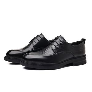 Chaussures en cuir pour hommes, nouvelle collection printemps, cuir de qualité supérieure, chaussures à lacets de haute qualité pour hommes, chaussures de ville formelles, chaussures derby - Product Image 3