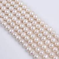Chaînes de perles d'eau douce naturelles de qualité AAAAA de 12 à 15 mm, utilisées pour la fabrication de bijoux, vente en gros personnalisée en vrac