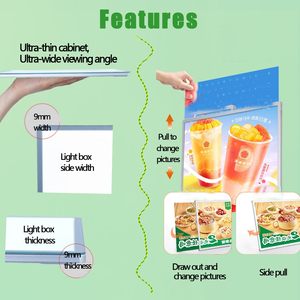 ป้ายไฟ LED แบบตั้งพื้นพร้อมโครงสแตนเลสสำหรับป้ายโฆษณาในร่มและกลางแจ้ง - Product Image 6