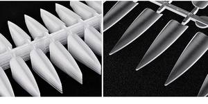 Misscheering Long Sharp Faux Acrylique Nail Art Conseils Color Chart <span class=keywords><strong>3</strong></span> Couleurs Nail Art Couleur Affichage Nail Salon Tips - Product Image 3