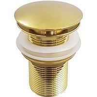 Accesorios de baño asequibles personalizados Desagüe de fregadero de fácil instalación Tapones emergentes dorados Tapones de limpiador de lavabo de mano y drenaje