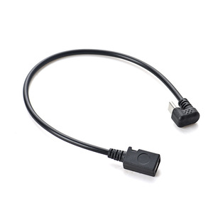 Type <b>C</b> <b>To</b> <b>Micro</b> <b>Usb</b> Right Angle Data Cable 3A Fast Charging For Mobile Phone - Product Image 2