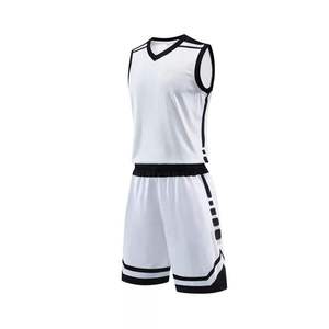 Jersey basket logo kustom seragam kain poliester jersey basket biru - Product Image 2