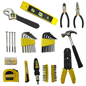 129Pc Combination Tool Kit Set With Hammer Pliers Wrench Level Tape Measure For Home Use - Product Image 2