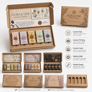 Caja de Embalaje Rígida para Barras de Baño, Fabricada con Cartón Reciclado Biodegradable y Ecológico, con Diseño Personalizado e Impresión Offset - Product Image 5