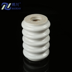 Aislador de piezas de cerámica de esteatita esmaltada resistente al calor personalizado - Product Image 4