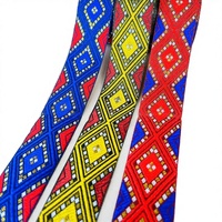 Cinta Jacquard Ecológica de Poliéster 100% de 3.3 cm de Ancho, Estilo Étnico, Cinta de Alta Tenacidad para Accesorios de Ropa y Calzado