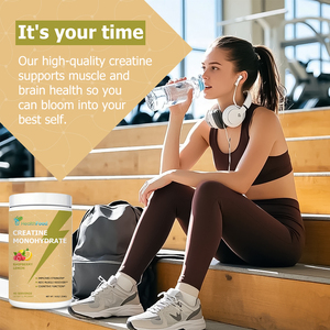High Quality Creatine Monohydrate Powder Raspberry Lemon Flavor Improve Strength Muscle Recovery Pre <b>Post</b> Workout Powder Drink - Product Image 5