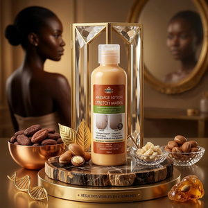 Loción Corporal para Masajes que Reduce la Apariencia de Estrías con Colágeno, Aceite de Argán, Elastina y Manteca de Cacao - Product Image 5