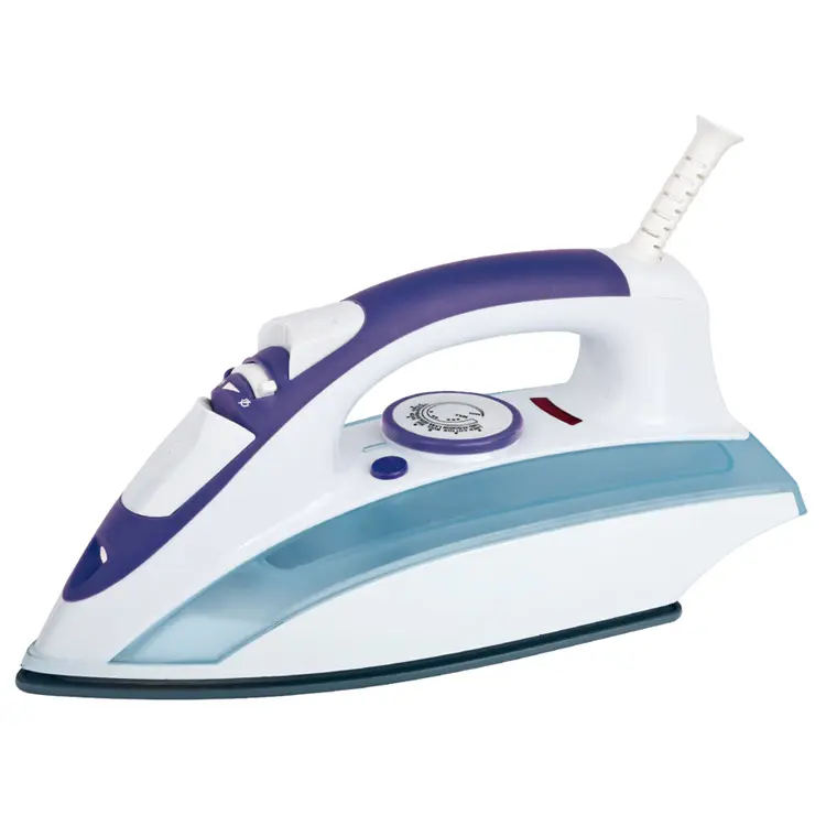 Burst of Steam Household Used Working Electric Iron Home Time
