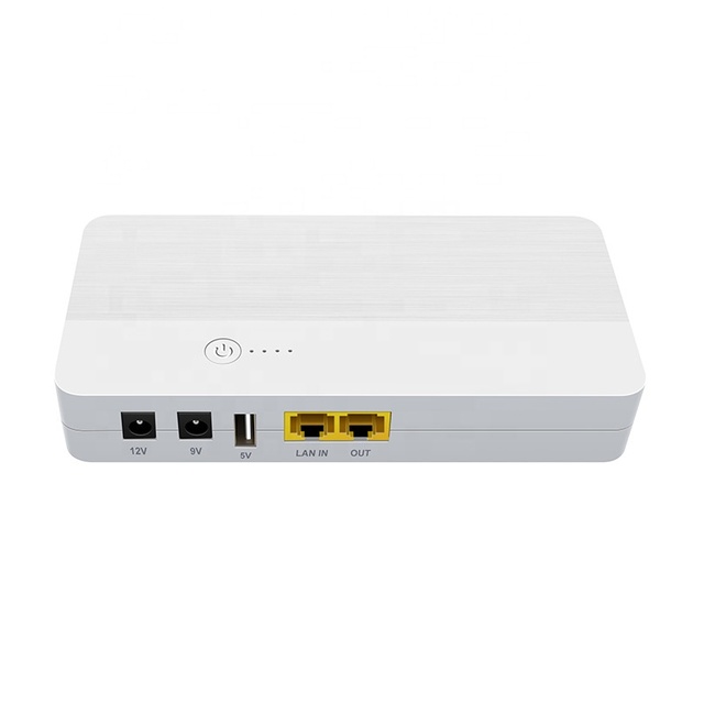 OEM Manufacturer WiFi Router Online 5V USB Backup Battery 8000mAh 24V 48V POE 9V 12V DC Mini UPS Inverter for WiFi Rou