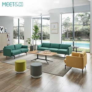 New Arrival Luxury Modern Office <b>Sofas</b> Modular Recliner Sectional Leather <b>Sofa</b> Set Living Room Executive Space Fabric Furniture - Product Image 6