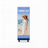 Écran d'affichage numérique vertical 640x1920mm P1.53 P2 P2.5 P3.076 P4 pour showroom et magasin, fourni directement par l'usine
