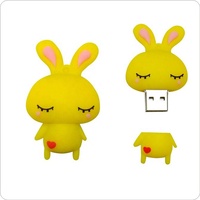 Nouvelle clé USB 2.0 en silicone/PVC personnalisée en gros, 1-128 Go, étanche, cadeau promotionnel, stock disponible, logo personnalisé