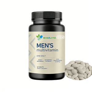 Exclusieve multivitaminetabletten voor mannen: gericht op voedingsstoffen, energie, versterking van het lichaam, vermindering van vermoeidheid, stimulatie van het metabolisme en uithoudingsvermogen. - Product Image 1