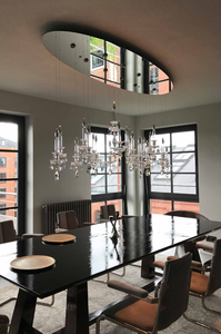 Ecojas thiết kế sang trọng phong cách livingroom biệt thự trang trí chiếu sáng giải pháp pha lê đèn chùm - Product Image 6