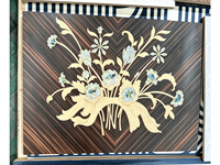 Panneau en placage de bois KISSWOOD, design graphique moderne artisanal pour chambre, salle à manger, bureau à domicile, bar à domicile, salon, maison