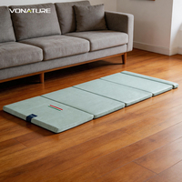 Matelas pliable POE respirant et portable pour le camping, le dortoir étudiant et le dortoir d'usine