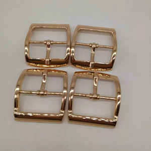 Hebilla de doble punta de aleación de 3.8cmx3.9cm para ropa, bolsos, zapatos y cinturones - Product Image 1