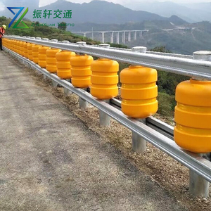 Barrera de Seguridad Anticollisión para Carreteras, Barrera Rodante Galvanizada por Inmersión en Caliente, Barrera de Seguridad Rodante de EVA - Product Image 5