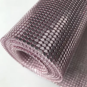 Iridescent Flexible Aluminum <b>Sequin</b> Mesh Fabric Shiny Mirror Metallic Chainmail Mesh Curtain For Wedding Backdrop Stage Dress - Product Image 6