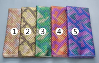 Metallischer Afrikanischer Jacquard-Brokatstoff in Verschiedenen Farben für Damenkleider zum Großhandelspreis