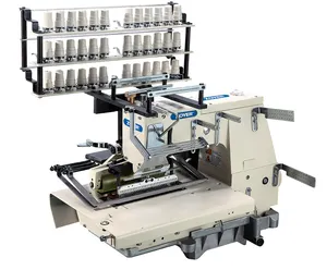 Zover-máquina de coser para coser, cama plana de 33 agujas, doble cadena, para acoplar con camisa, ZY 1433PSM