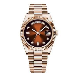 25mm Luxury Unisex Stainless Steel Sapphire Crystal Diver Hip Hop Customized LOGO Analog Automatic Mechanical <b>Smart</b> Watch 20BAR - Product Image 3
