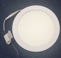 Bon prix 24W led panneau lumineux encastré rond ultra mince led plafonnier