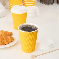 Custom Eco 32Oz 12Oz Blanks Kerst Koffie Voor Warme Dranken Print Maken Productie Koude Wegwerp Papier Voor Roll cup