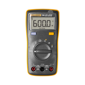มัลติมิเตอร์ดิจิตอลแบบพกพา 106 รุ่น  ขนาดเล็ก พกพาสะดวก  วัดค่าได้อัตโนมัติ - Product Image 1