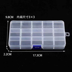 กล่องเก็บลูกปัด 20x19 ซม. 26 ช่องพร้อมฝาปิด ออแกไนเซอร์เครื่องประดับ กล่องเก็บของบนโต๊ะสำหรับลูกปัดและการจัดเรียงชิ้นส่วนต่างๆ - Product Image 3