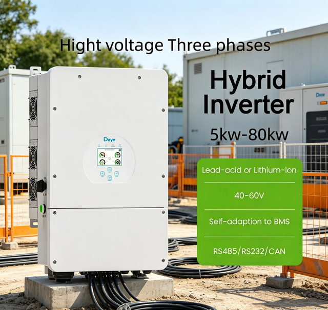 Economical European Version Three Phase Inverter 14K 15K High Voltage Solar Hybrid Equipment