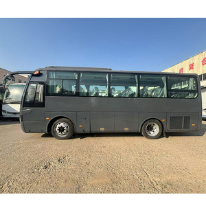 Autocar de tourisme gris pour passagers, véhicule de transport pour flotte, 30 à 35 places, configuration 2+2 - Product Image 1